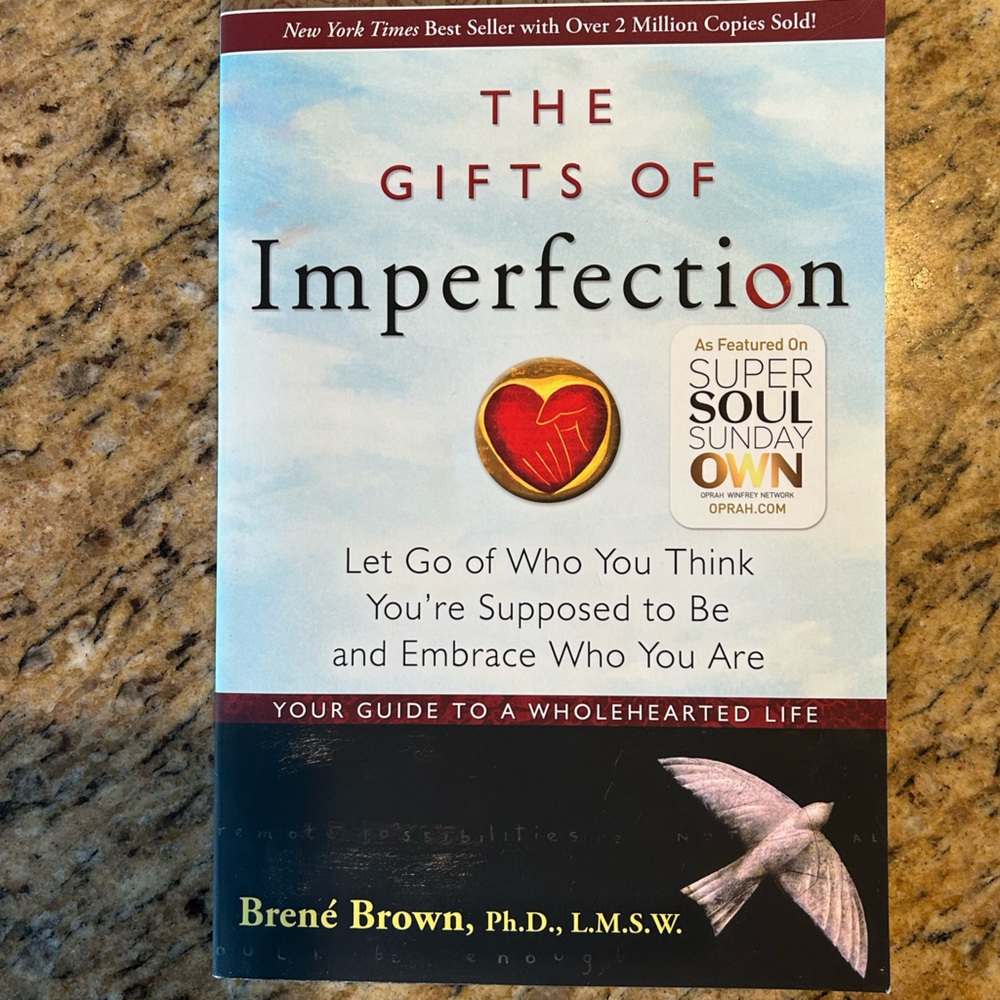 The Gifts of Imperfection by Brené Brown paperback book